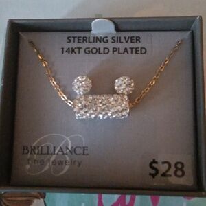 A beautiful necklace and ear rings to maybe wear on a date or a nice outting.